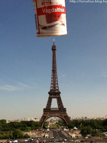 Löncshús az Eiffel-torony tetején